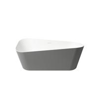 Vrijstaand Ligbad Zenon Sottovento 170x80 cm Titanio Zenon