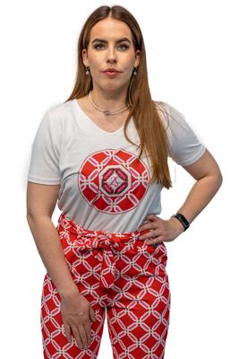 Zoso Viola Casaul T-shirt Dames L/40