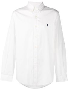 Polo Ralph Lauren chemise à logo brodé - Blanc