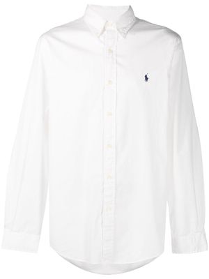 Polo Ralph Lauren chemise à logo brodé - Blanc