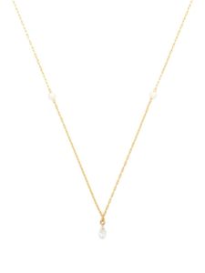 Mizuki collier en or 14ct serti de diamants et de perles Akoya