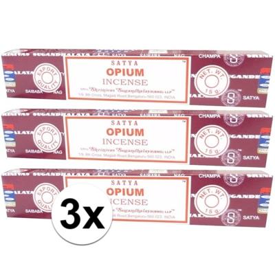 Satya Nag Champa wierook stokjes - Opium - 60x - 15 gram