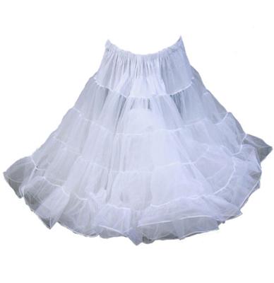 Petticoat, model 660, Extra Wijd 27'/25', Wit