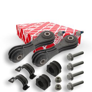 Reparatieset, stabilisatorophanging ProKit FEBI BILSTEIN, Inbouwplaats: Vooras links en rechts, u.a. für Skoda, VW, Seat