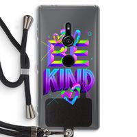 Be Kind: Sony Xperia XZ2 Transparant Hoesje met koord