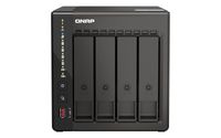 QNAP TS-453E NAS Tower Ethernet LAN Zwart J6412 - thumbnail