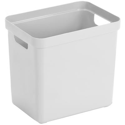 Sunware Opbergbox Sigma - kunststof - wit - 25 liter - Opbergbakken/opbergers