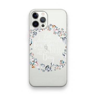 Diamonds: iPhone 12 Pro Transparant Hoesje