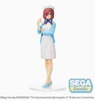 The Quintessential Quintuplets 2 SPM PVC Statue Miku Nakano Nurse Ver. 21cm
