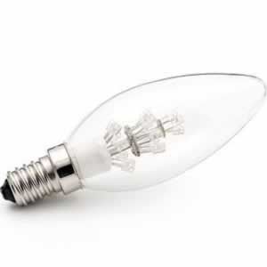 Konstsmide LED kaars decoratief E14 0,9W warm wit 2100K
