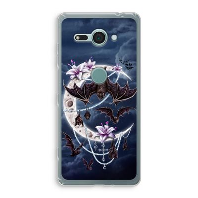 Vleermuizen Maan: Sony Xperia XZ2 Compact Transparant Hoesje