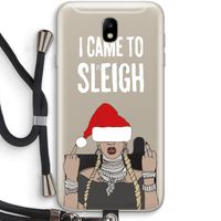 Came To Sleigh: Samsung Galaxy J7 (2017) Transparant Hoesje met koord