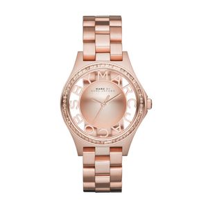 Horlogeband Marc by Marc Jacobs MBM3339 Staal Rosé 16mm