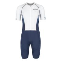 BTTLNS Nemean 1.0 pro aero trisuit korte mouw Immortal Blue/Pearl White heren