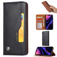 Knead huidtextuur horizontaal Flip lederen case voor iPhone 11 Pro met foto frame & houder & kaartsleuven & portemonnee (zwart)