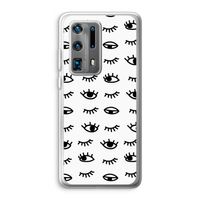 Eye pattern #2: Huawei P40 Pro Plus Transparant Hoesje