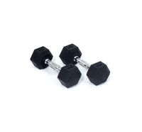 Core Power Rubber Hex Dumbbells - 4 kg (per paar) - thumbnail