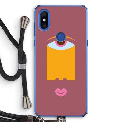Mono V: Xiaomi Mi Mix 3 Transparant Hoesje met koord