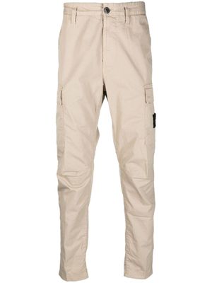 Stone Island pantalon fuselé 32710 à poches cargo - Tons neutres