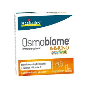 Boiron Osmobiome Immuno Junior Voedingssupplement Darmen 30 Orodispergeerbare Sticks