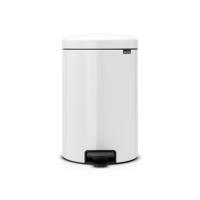Brabantia NewIcon Pedaalemmer - 20 liter - kunststof binnenemmer - wit 111846