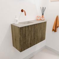 Toiletmeubel Mondiaz Joya Dlux | 71.6 cm | Meubelkleur Dusk | Faye wastafel Opalo Wasbak Links | Zonder kraangat(en) Toiletmeubel Mondiaz Joya Dlux | 71.6 cm | Meubelkleur Dusk | Faye wastafel Opalo Wasbak Links | Zonder kraangat(en)