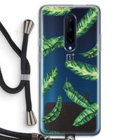 Lange bladeren: OnePlus 7 Pro Transparant Hoesje met koord