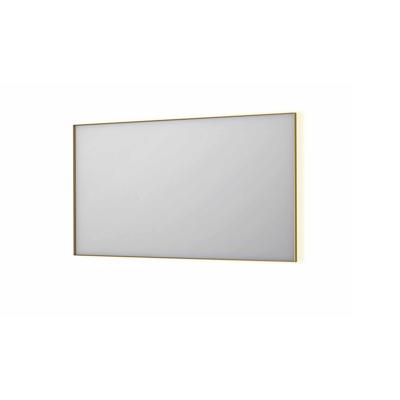 Spiegel INK SP32 140x4x80 cm Incl. Indirect LED-Verlichting Rondom en Spiegelverwarming Geborsteld Mat Goud