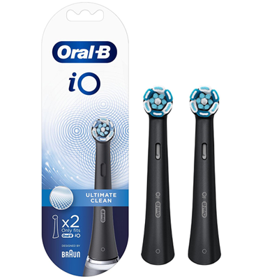 Oral-B Oral-B iO Ultimate Clean Black Opzetborstels - 2 stuks