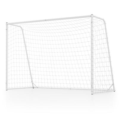 Voetbaldoel Buiten Net 300 x 204 cm met Stevig Metalen Frame PE-net 8 Grondpennen en 16 Bevestigingsbanden