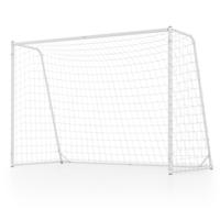 Voetbaldoel Buiten Net 300 x 204 cm met Stevig Metalen Frame PE-net 8 Grondpennen en 16 Bevestigingsbanden