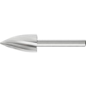 PFERD TOOLS 22441816 Freesstift Spitsboog Lengte 70 mm Afmeting, Ø 16 mm Werklengte 30 mm Schachtdiameter 6 mm
