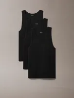 Calvin klein 3-pack heren hemd - Tank top - S - Zwart - Top - Singlet - S - S - S - S - S