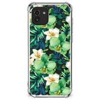 Samsung Galaxy A03 Case Orchidee Groen - thumbnail