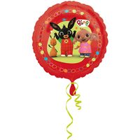 Folieballon Bing Rood (43cm) - thumbnail