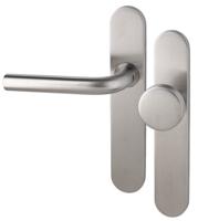 Leona PF KL4 LS kruk L/vaste knop blind rvs mat