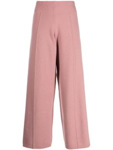 Pringle of Scotland pantalon ample à détails de coutures - Rose