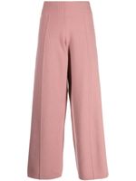 Pringle of Scotland pantalon ample à détails de coutures - Rose - thumbnail