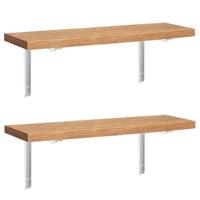 Benson Plankdragers / steun - 4x - aluminium - zilver - H200 x B150 mm - max gewicht 60 kg