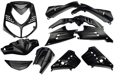Edge plaatset speedfight 2 13 delig zwart metallic