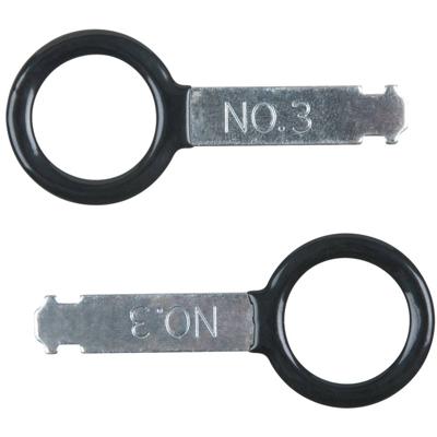 KS Tools 500.1375 Radio-/navigatieapparaat ontgrendelingsgereedschap, VW, 2-delig