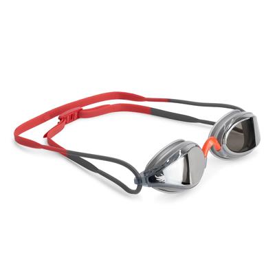 BTTLNS Shrykos 1.0 spiegel getinte lenzen zwembril zilver/rood