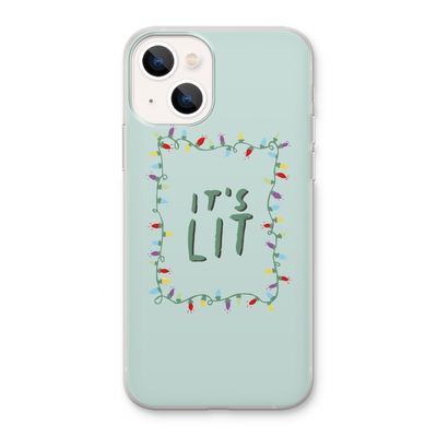 It's Lit: iPhone 13 Transparant Hoesje