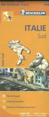 Michelin Wegenkaart 564 Italië Zuid (Paperback)
