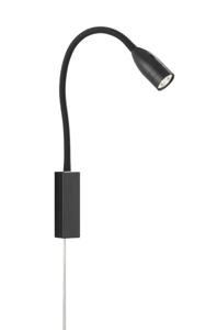 Fischer & Honsel Led leeslampjeSten zwart - 30170