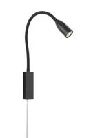 Fischer & Honsel Led leeslampjeSten zwart - 30170