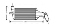 Intercooler, inlaatluchtkoeler OLA4325 - thumbnail