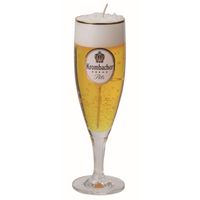Bierglas gadget/kado Bierkaars - Duits bier - H20 cm - Vaderdag/verjaardag - figuurkaarsen - thumbnail