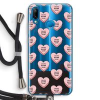 Chicks before dicks: Huawei P20 Lite Transparant Hoesje met koord