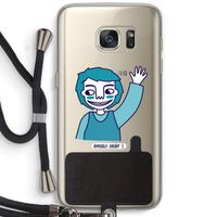 Zwaai: Samsung Galaxy S7 Transparant Hoesje met koord
